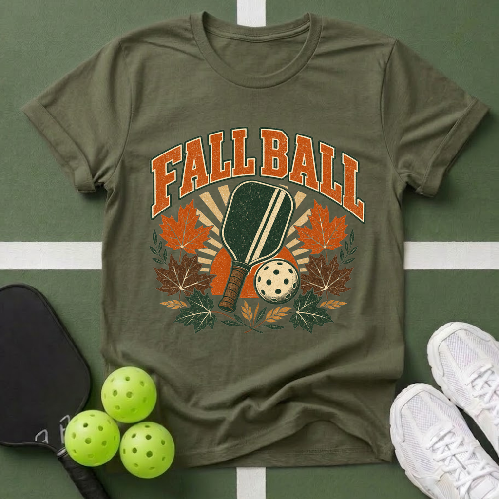 Fall Ball Leaves T‑Shirt