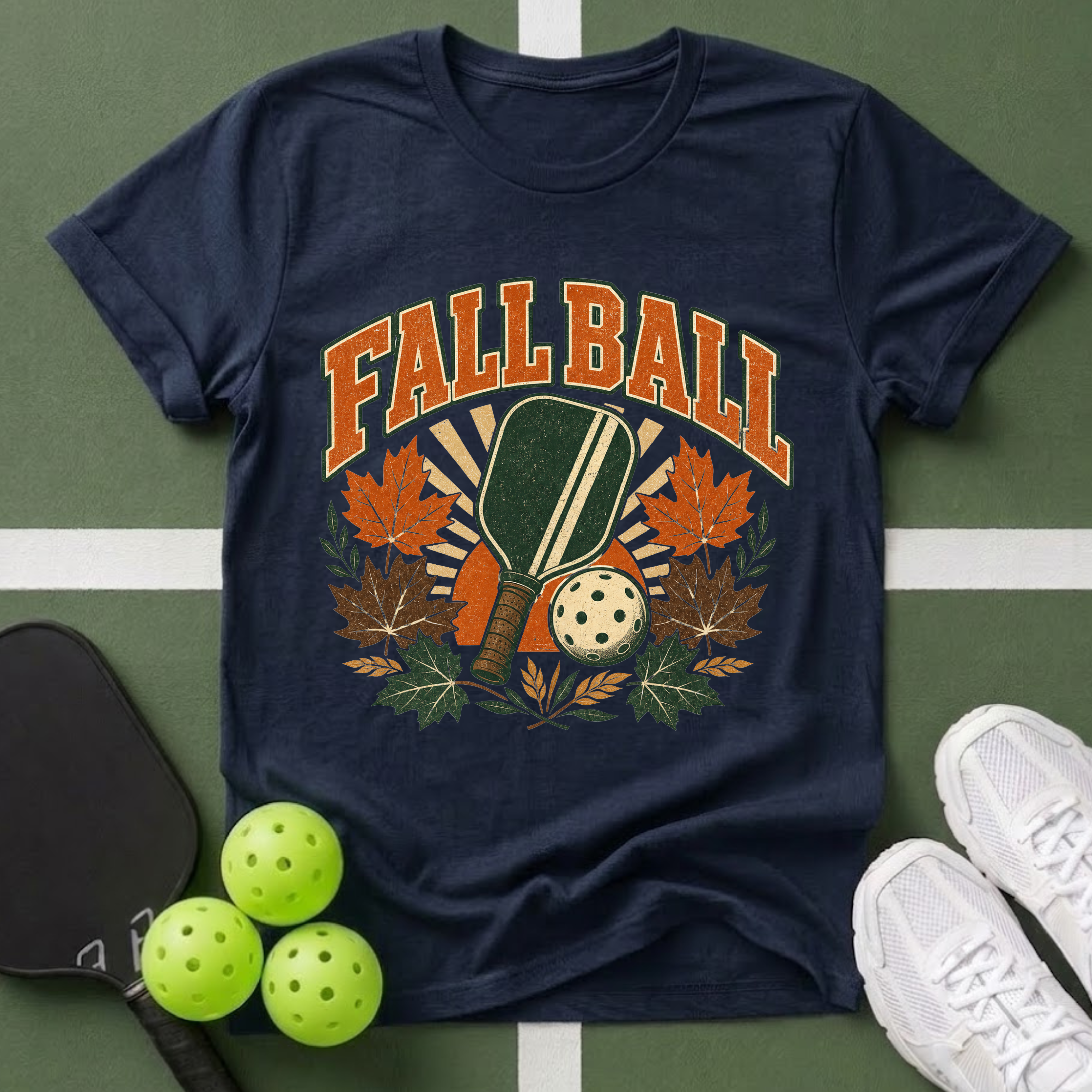 Fall Ball Leaves T‑Shirt
