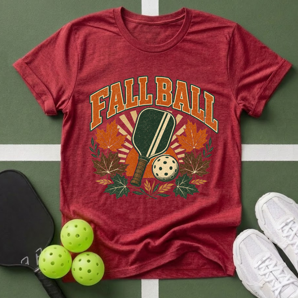 Fall Ball Leaves T‑Shirt