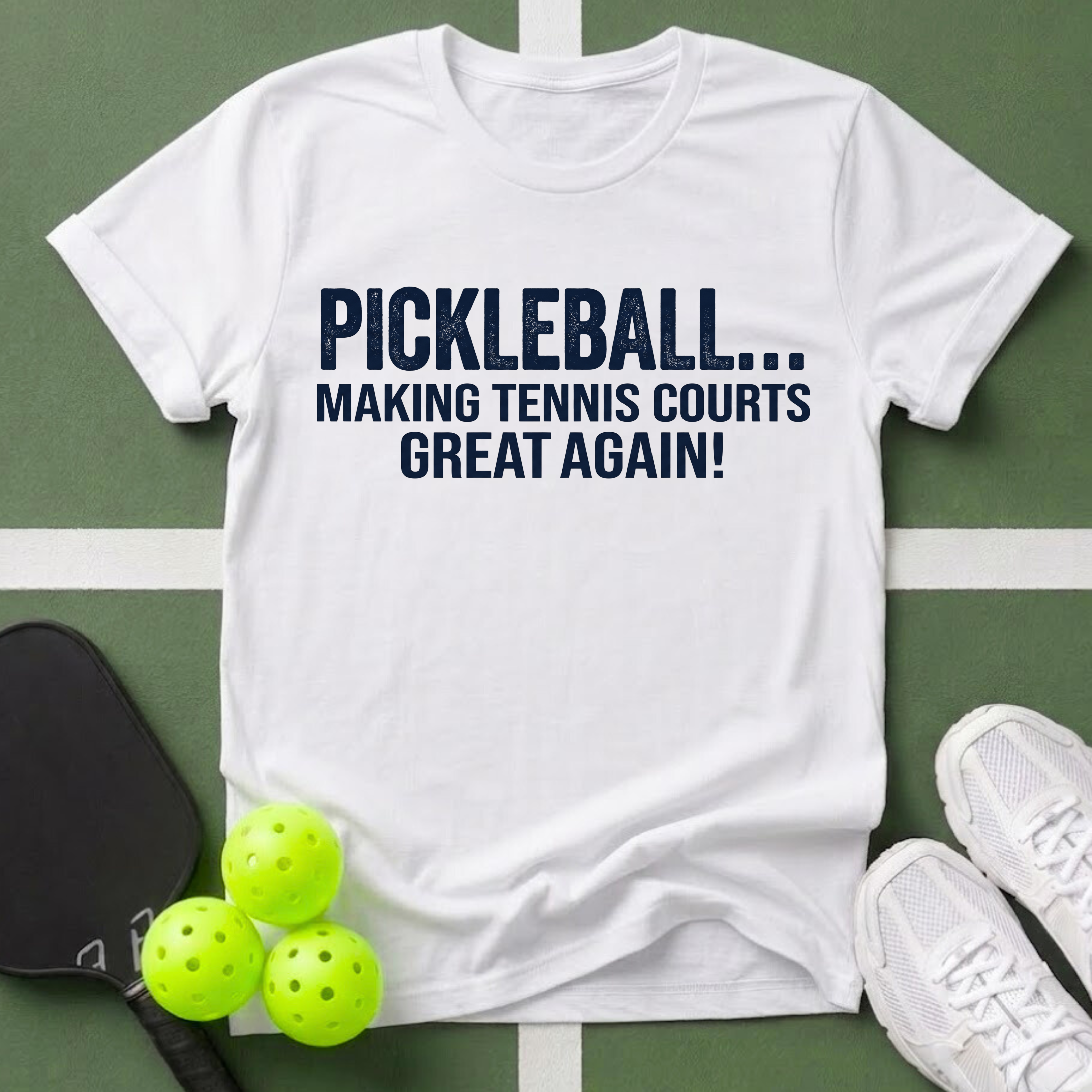 Making Tennis Courts Great Again T-Shirt