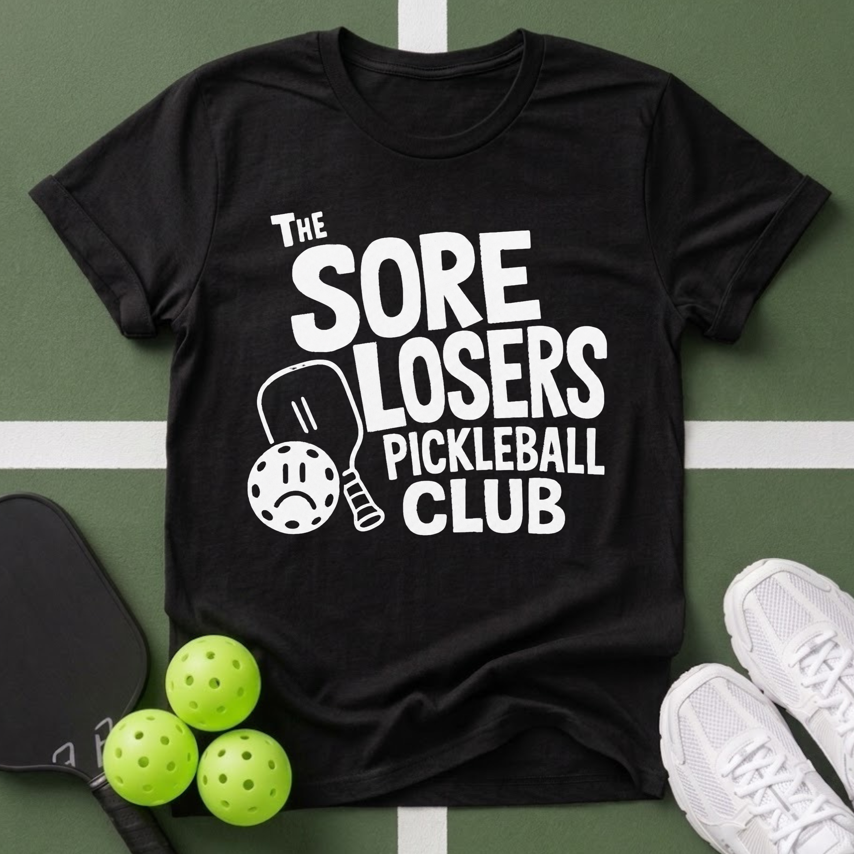 Sore Losers Pickleball Club T-Shirt