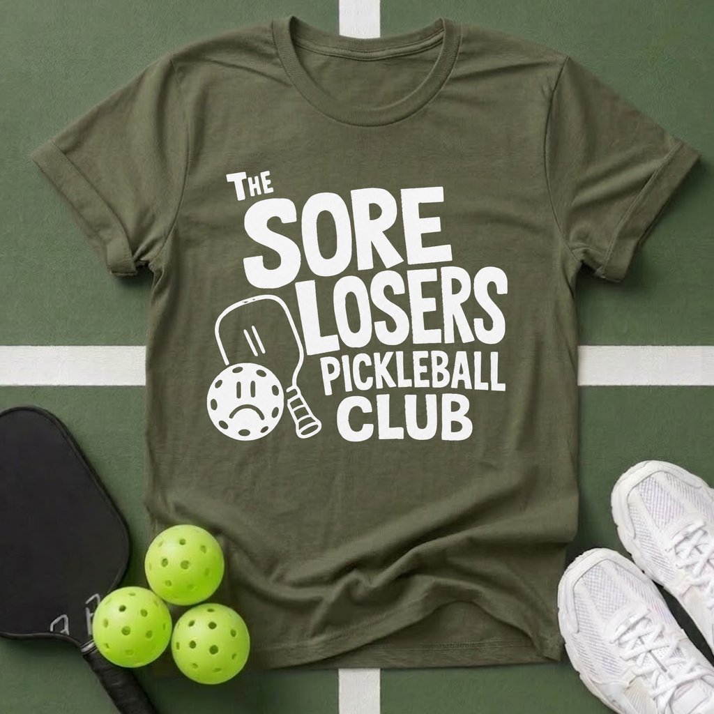 Sore Losers Pickleball Club T-Shirt
