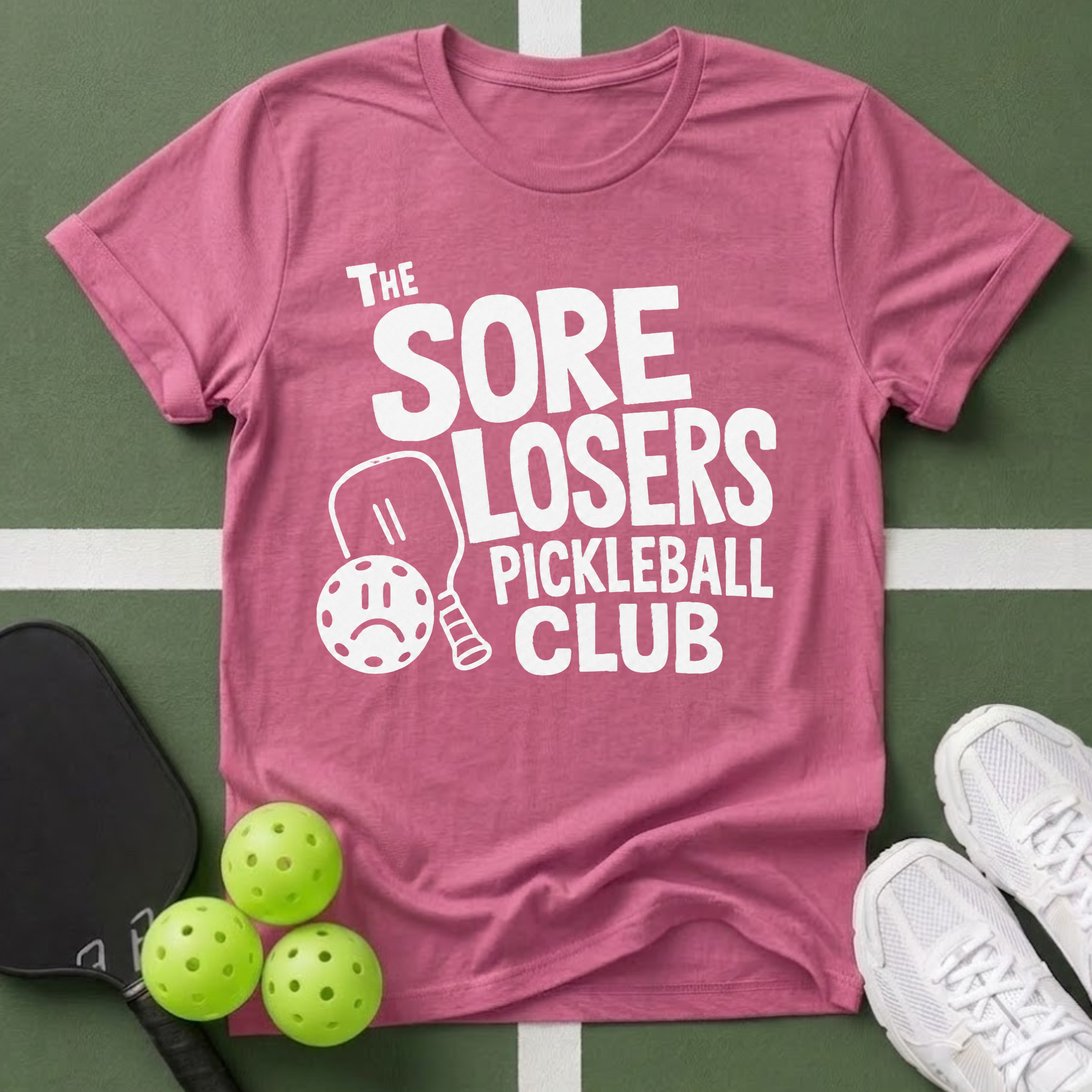 Sore Losers Pickleball Club T-Shirt