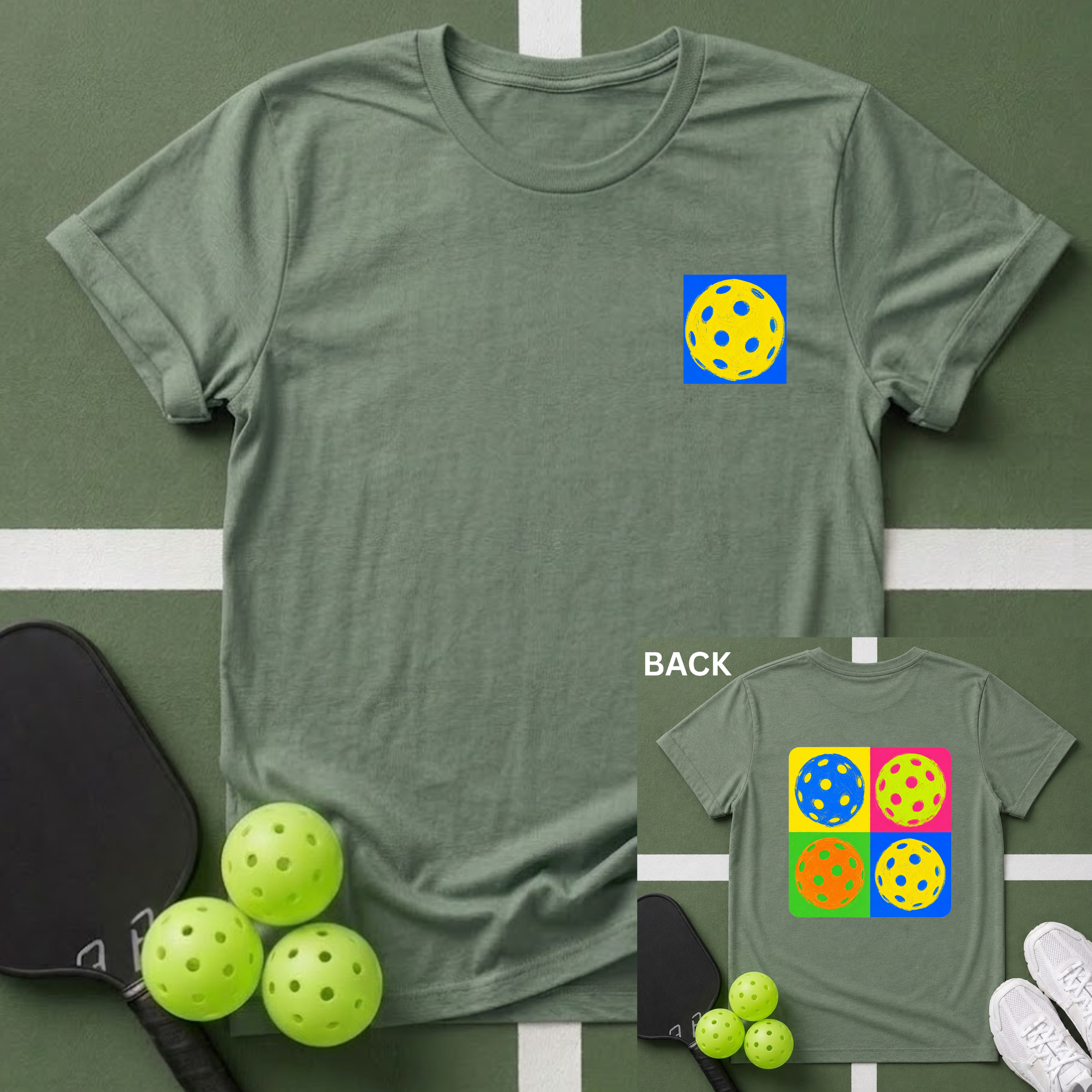 Chalk Pop Art T-Shirt