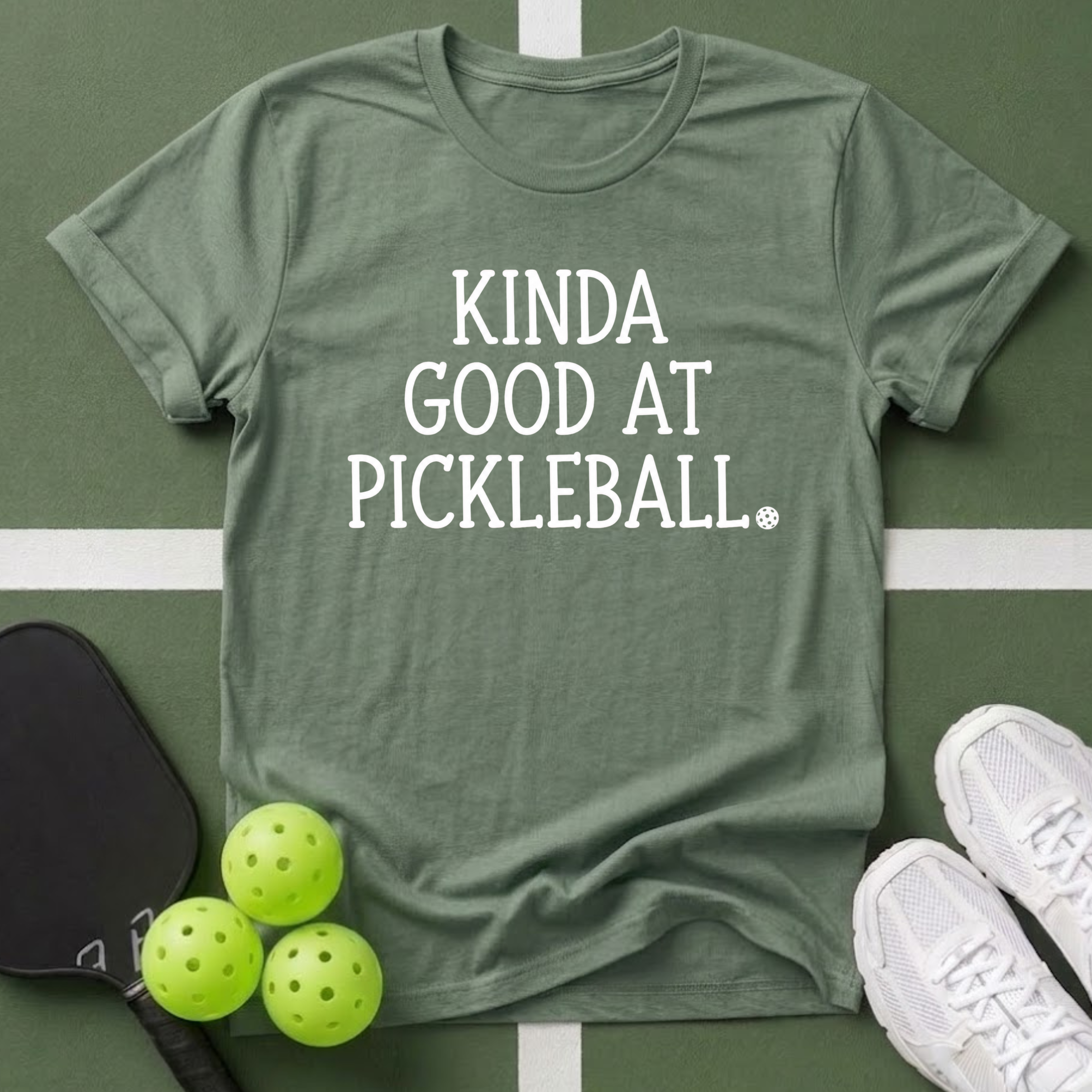 Kinda Good at Pickleball T-Shirt