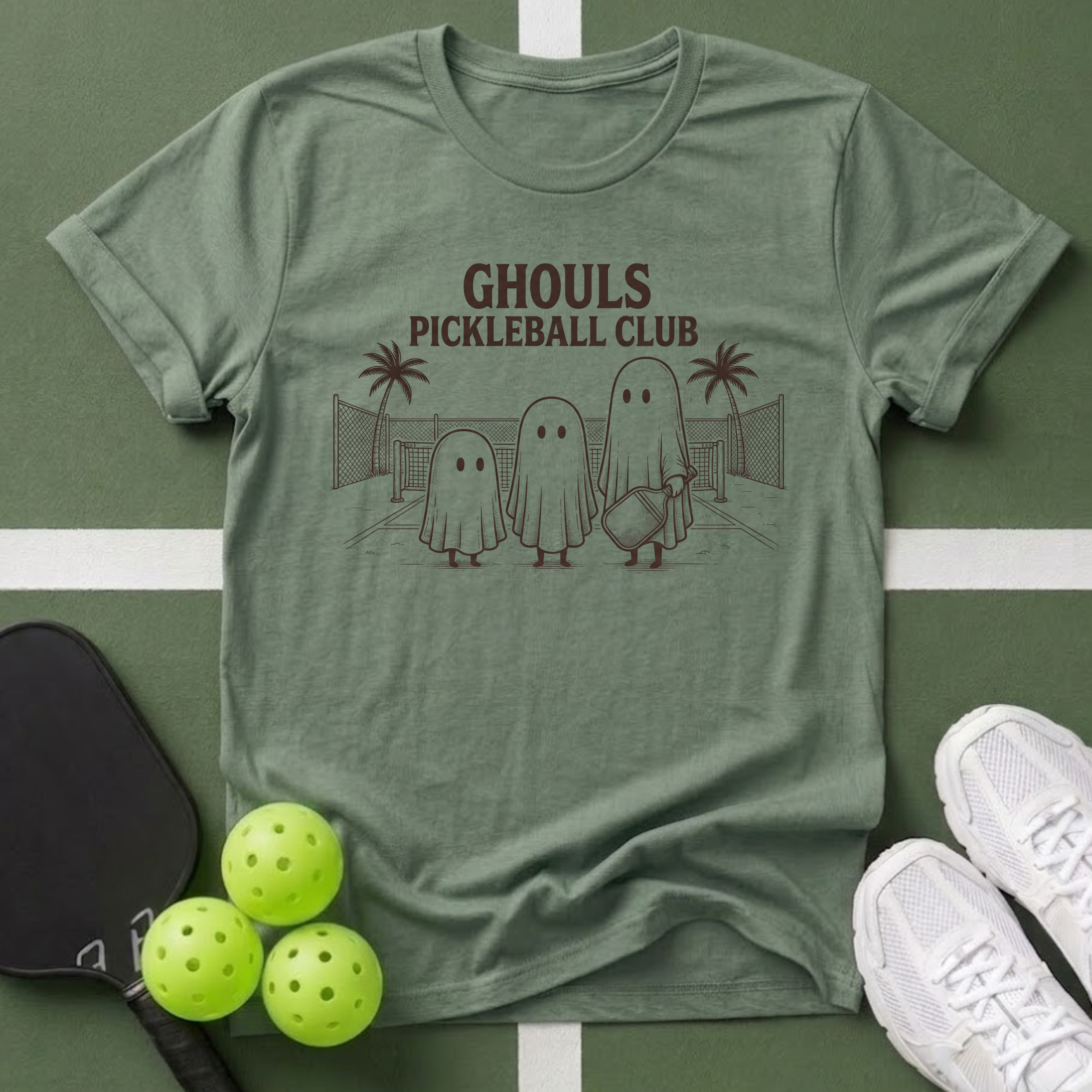 Ghouls Pickleball Club T-Shirt