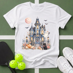 Cute Haunted Pickleball House T‑Shirt