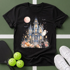 Cute Haunted Pickleball House T‑Shirt