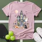 Cute Haunted Pickleball House T‑Shirt