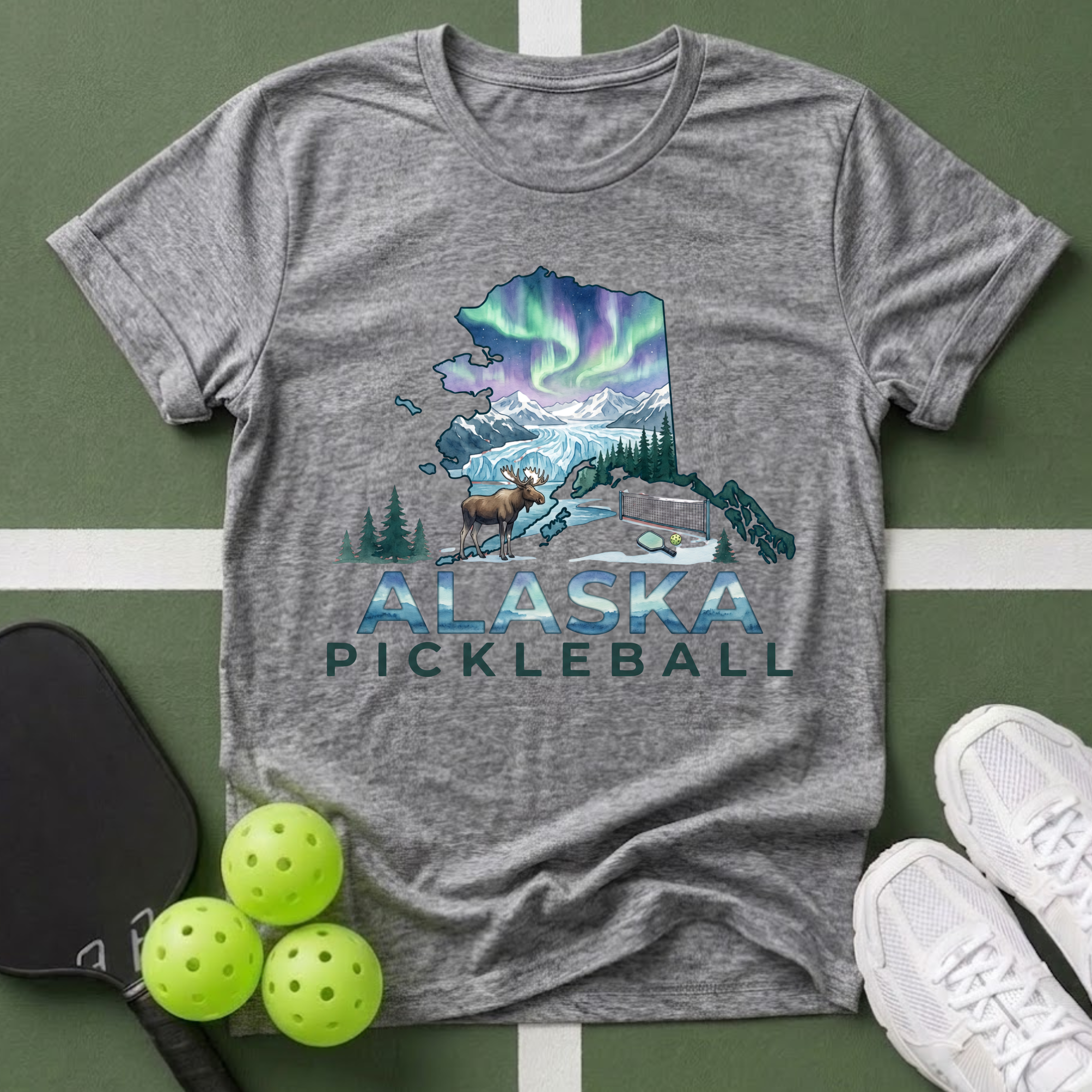 State- Alaska Pickleball T-Shirt