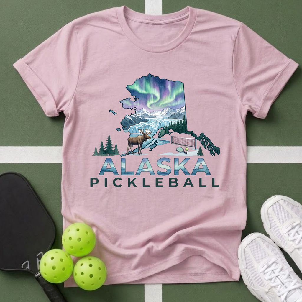 State- Alaska Pickleball T-Shirt
