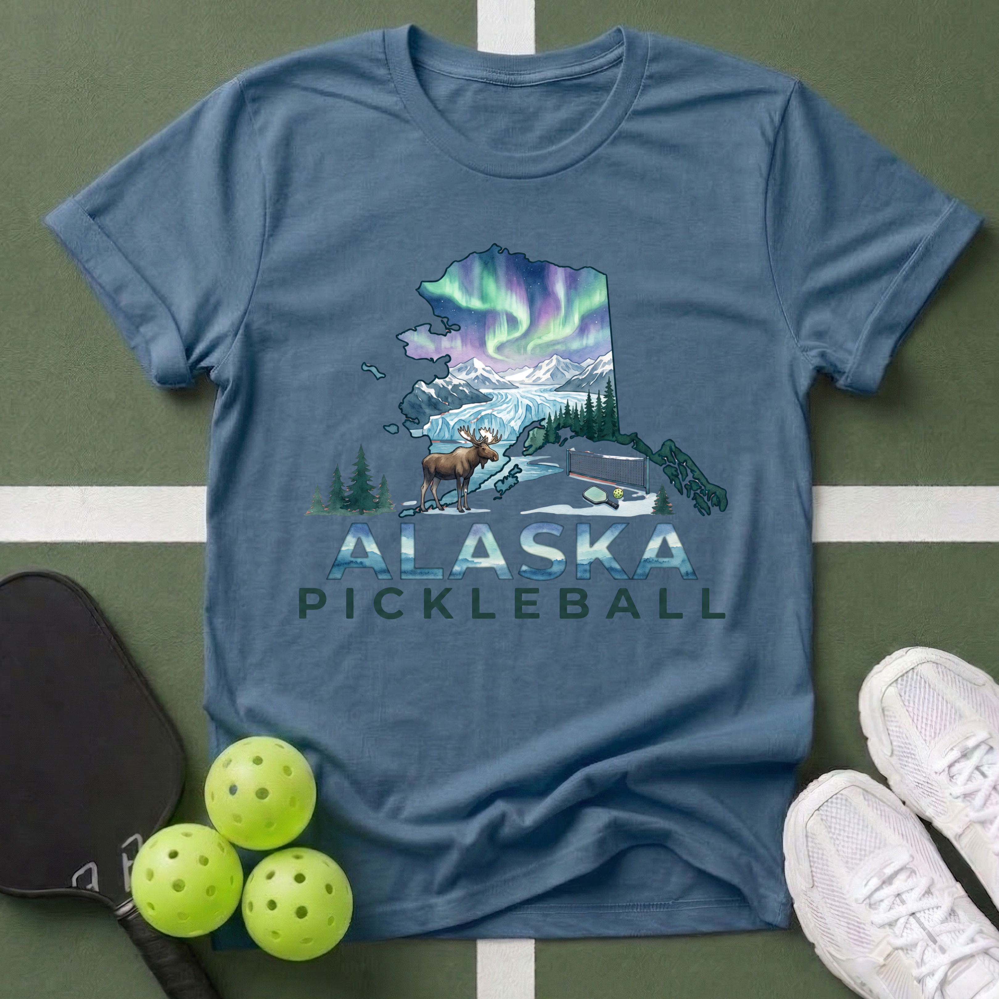 State- Alaska Pickleball T-Shirt