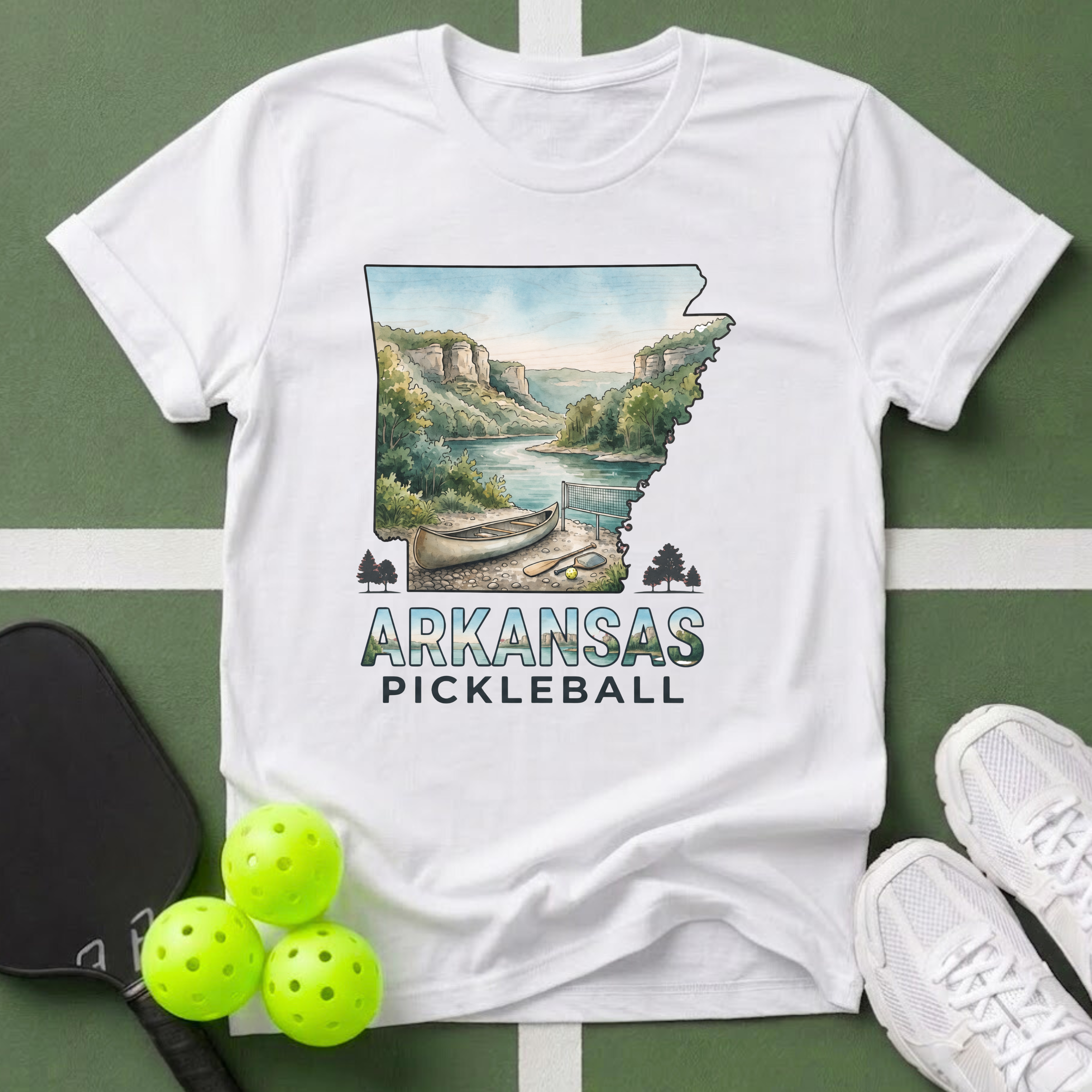 State- Arkansas Pickleball T-Shirt