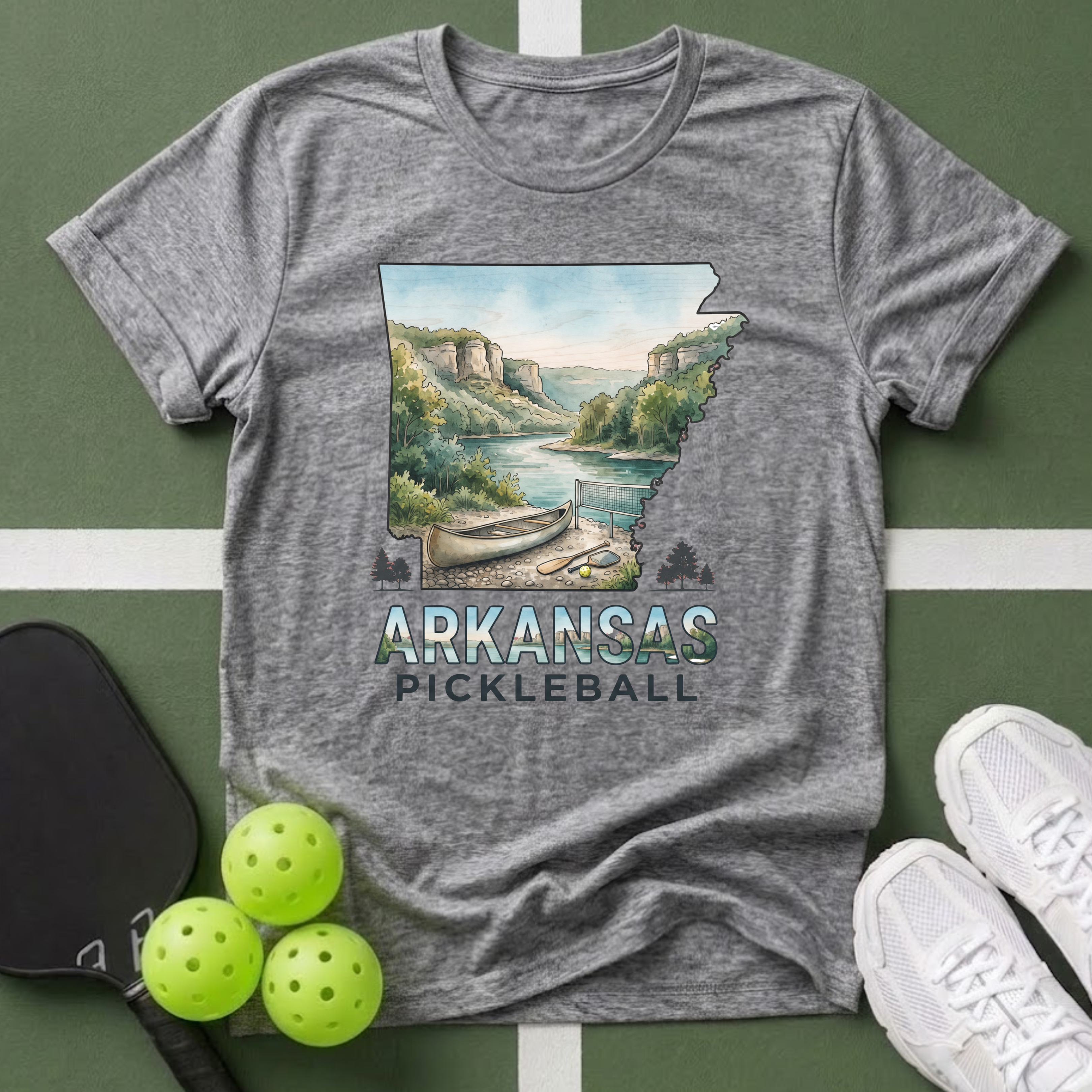 State- Arkansas Pickleball T-Shirt