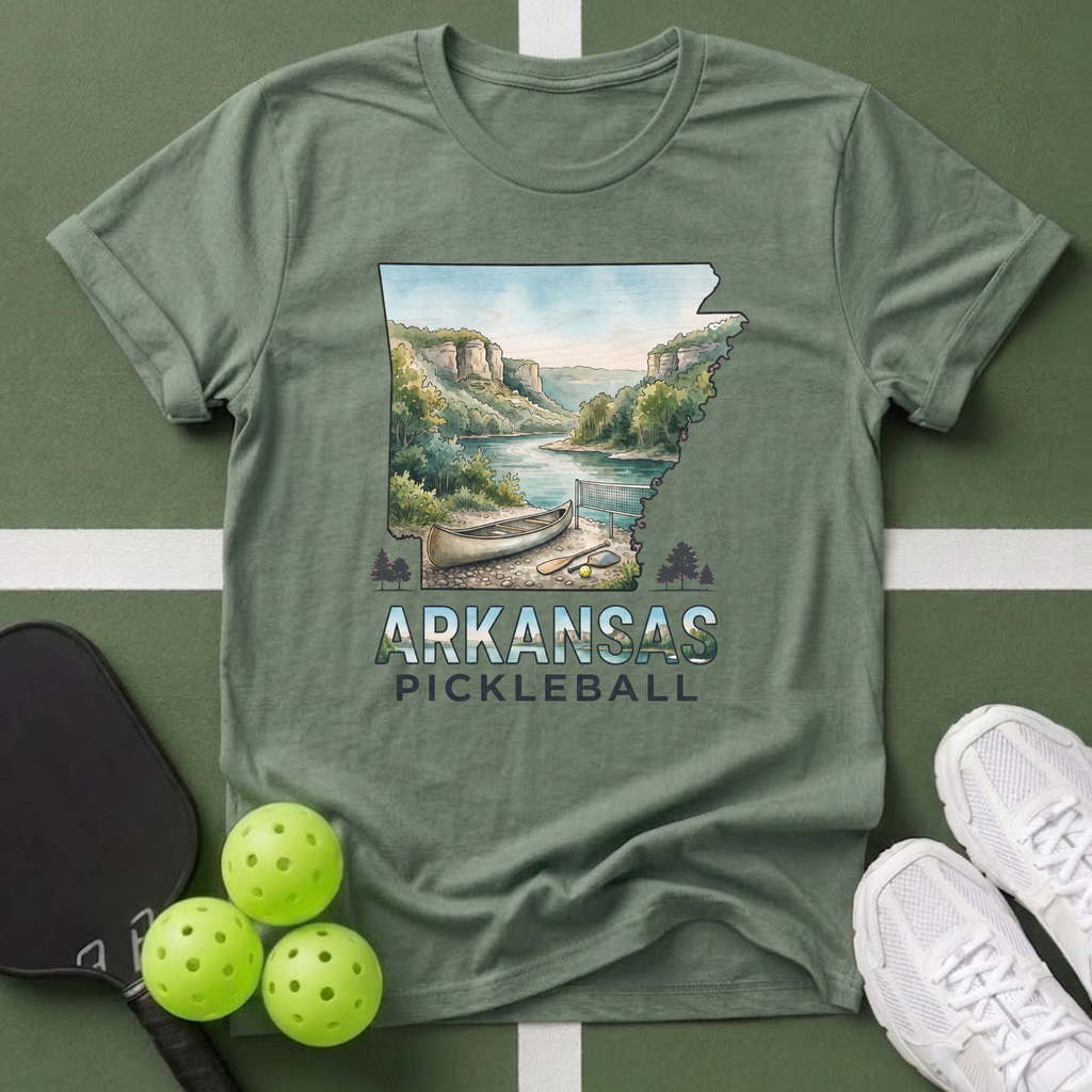 State- Arkansas Pickleball T-Shirt