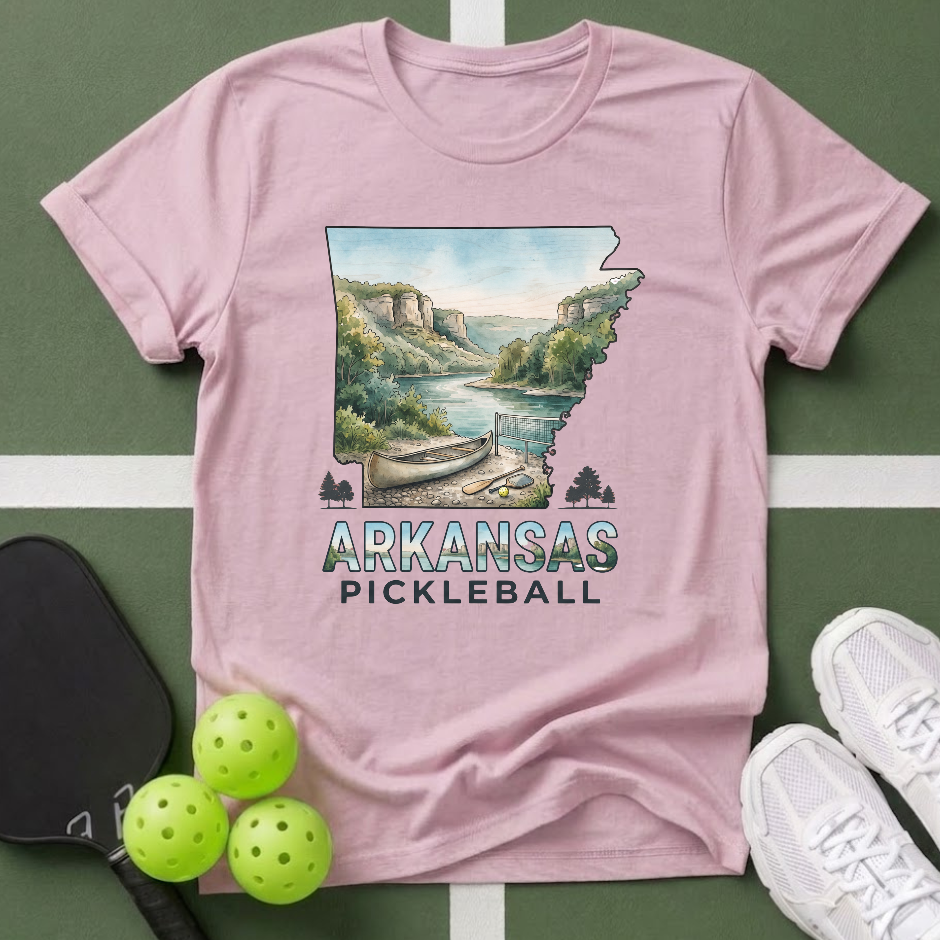 State- Arkansas Pickleball T-Shirt