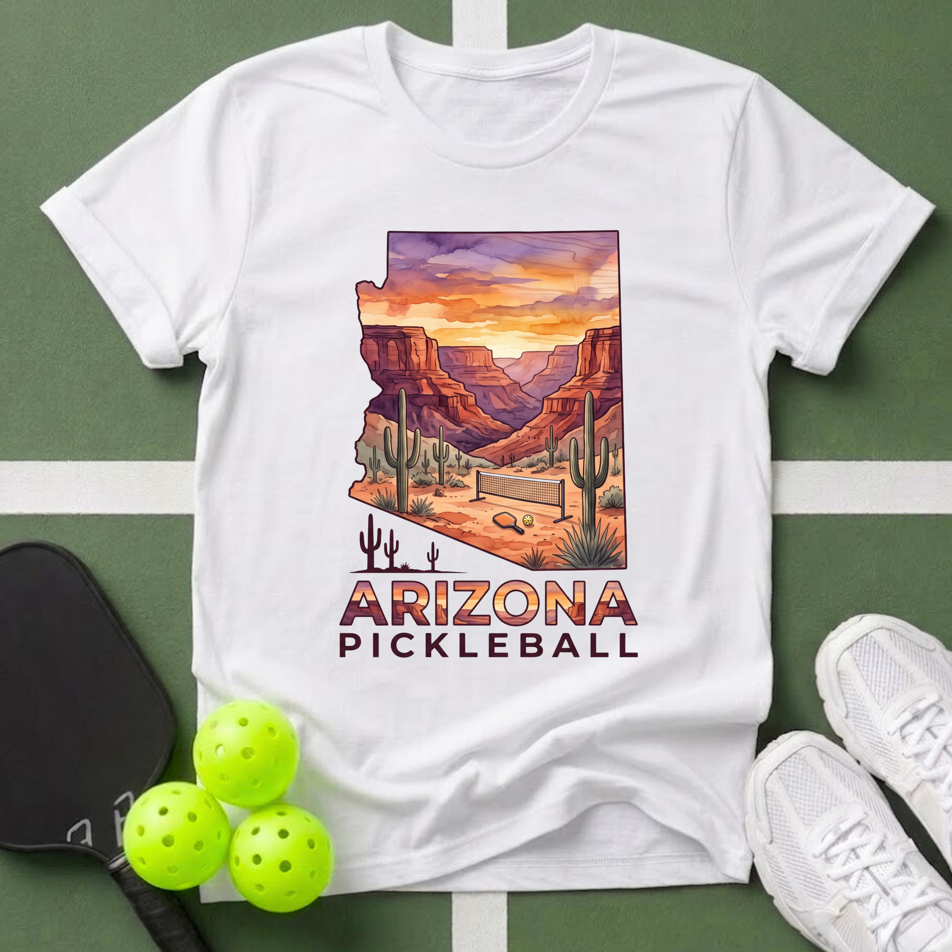 State- Arizona Pickleball T‑Shirt