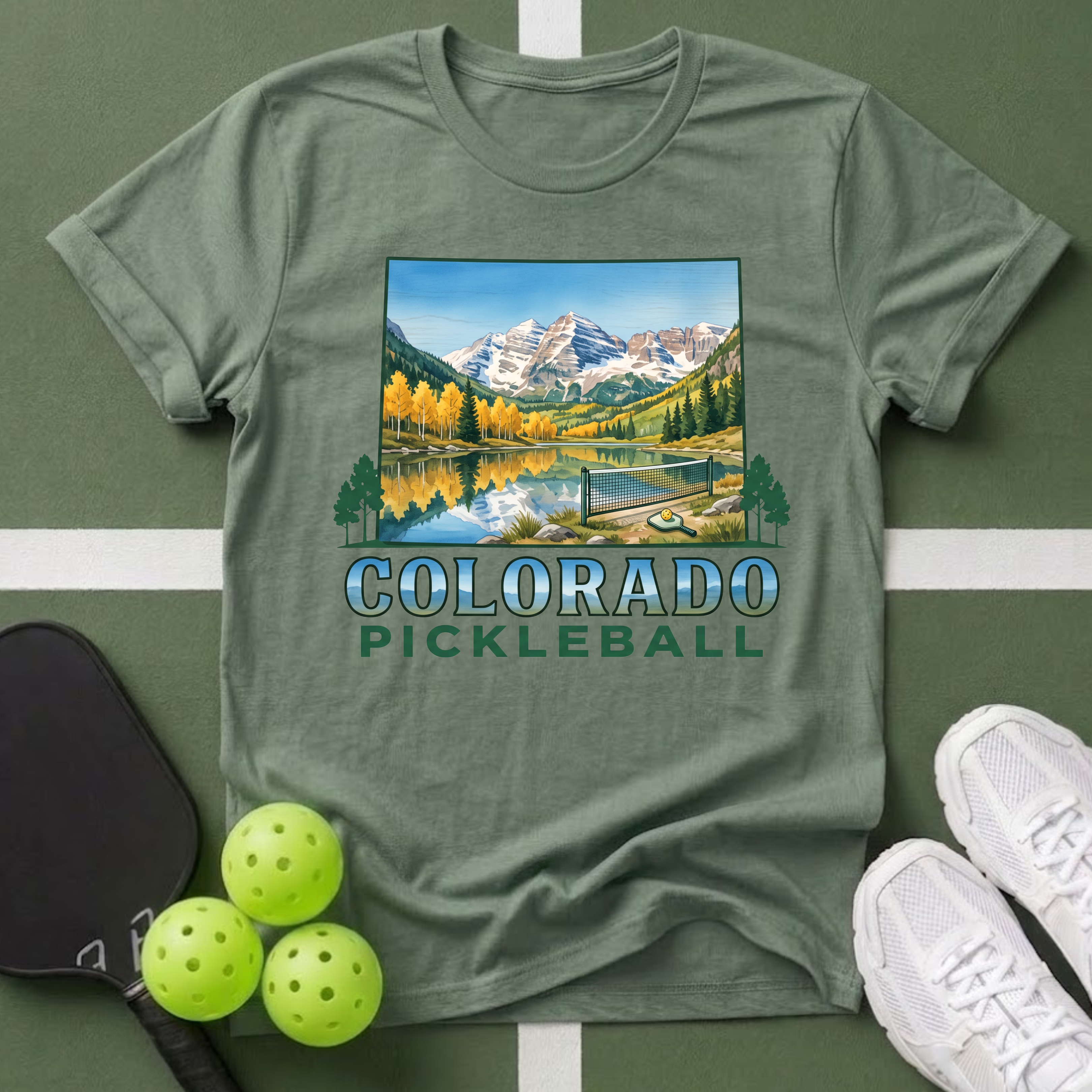 State- Colorado Pickleball T-Shirt