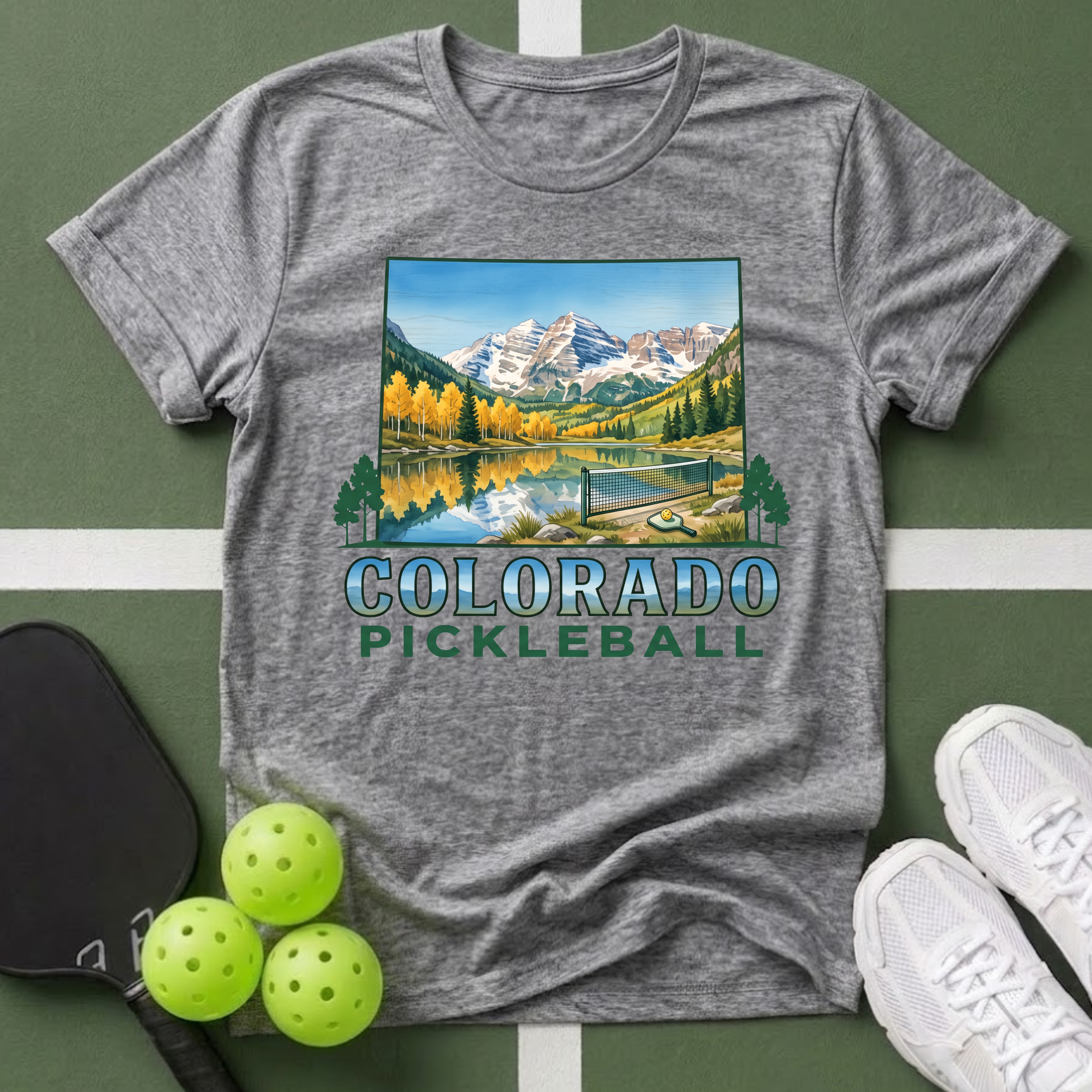 State- Colorado Pickleball T-Shirt