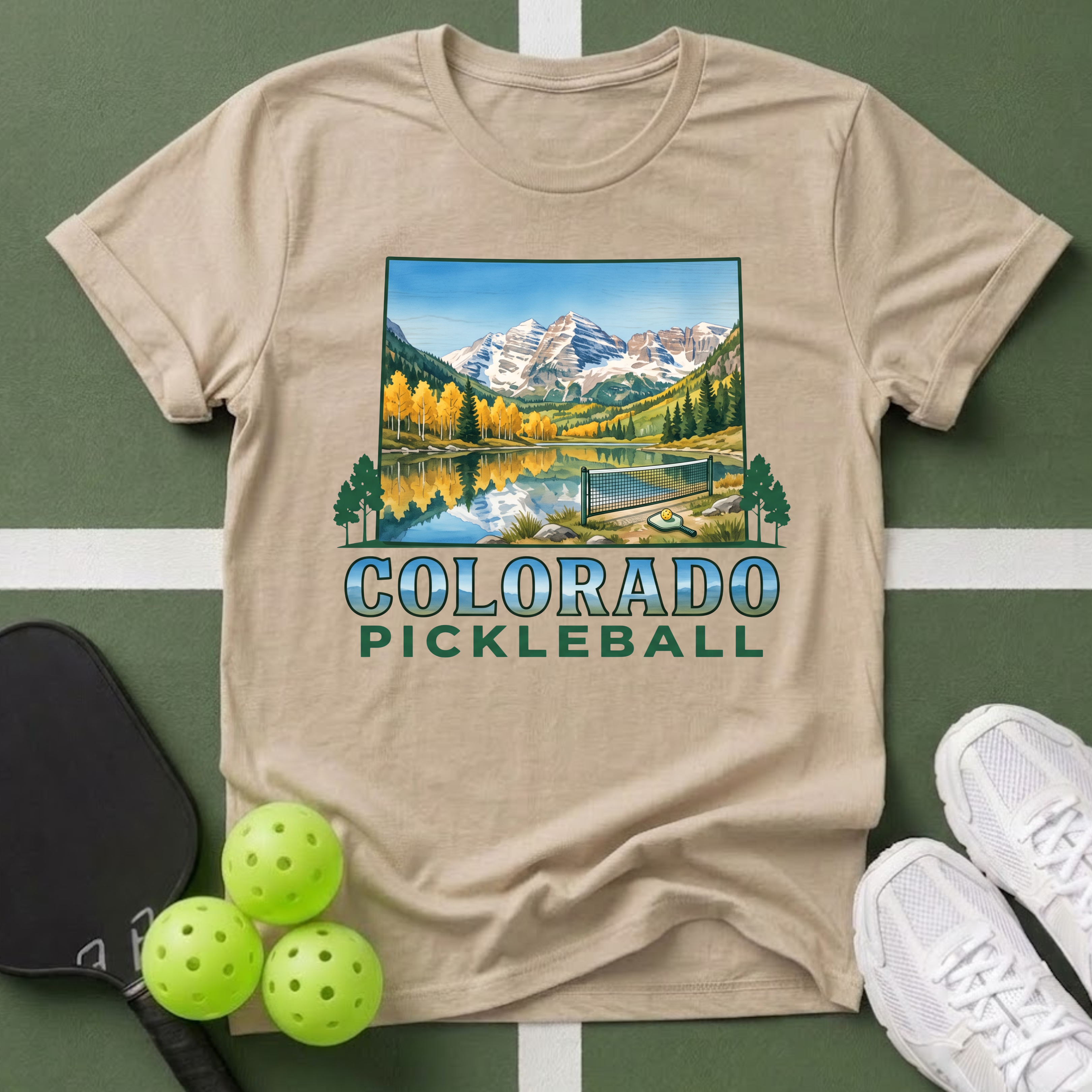 State- Colorado Pickleball T-Shirt