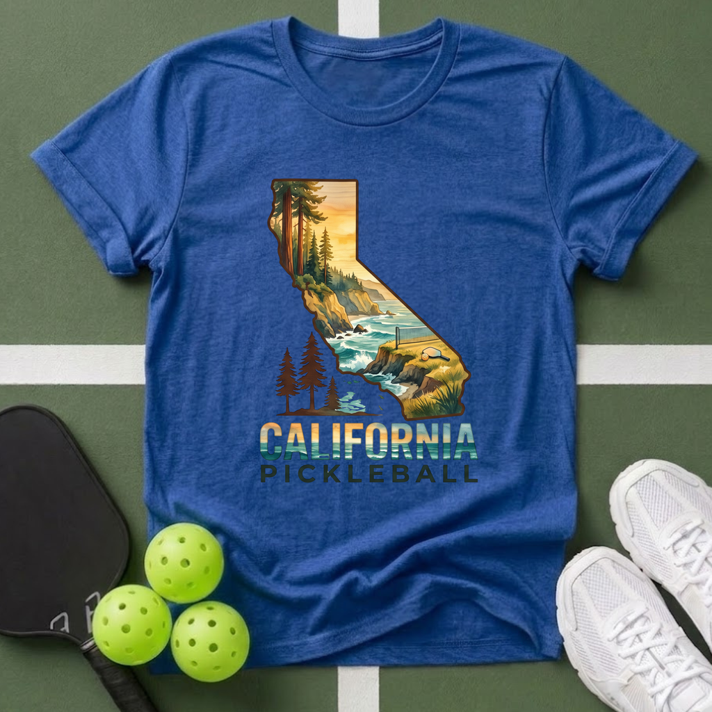 State- California Pickleball T-Shirt