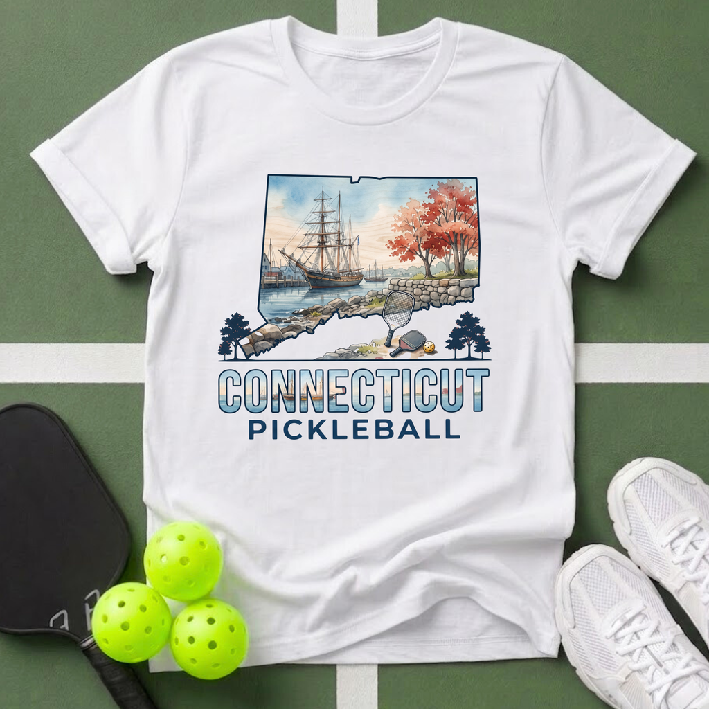 State- Connecticut Pickleball T-Shirt