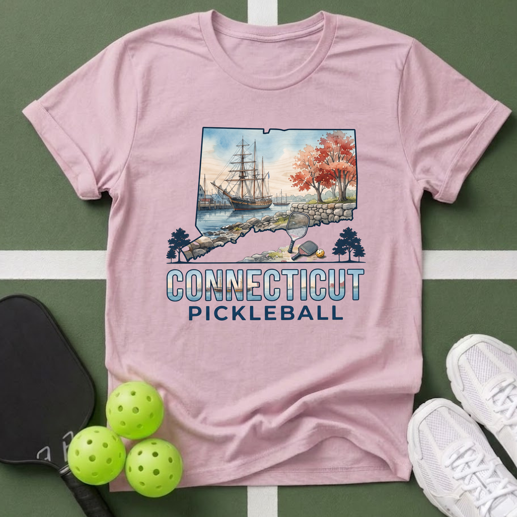 State- Connecticut Pickleball T-Shirt