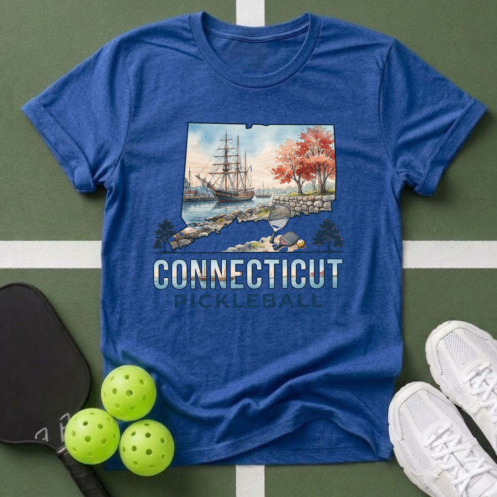 State- Connecticut Pickleball T-Shirt