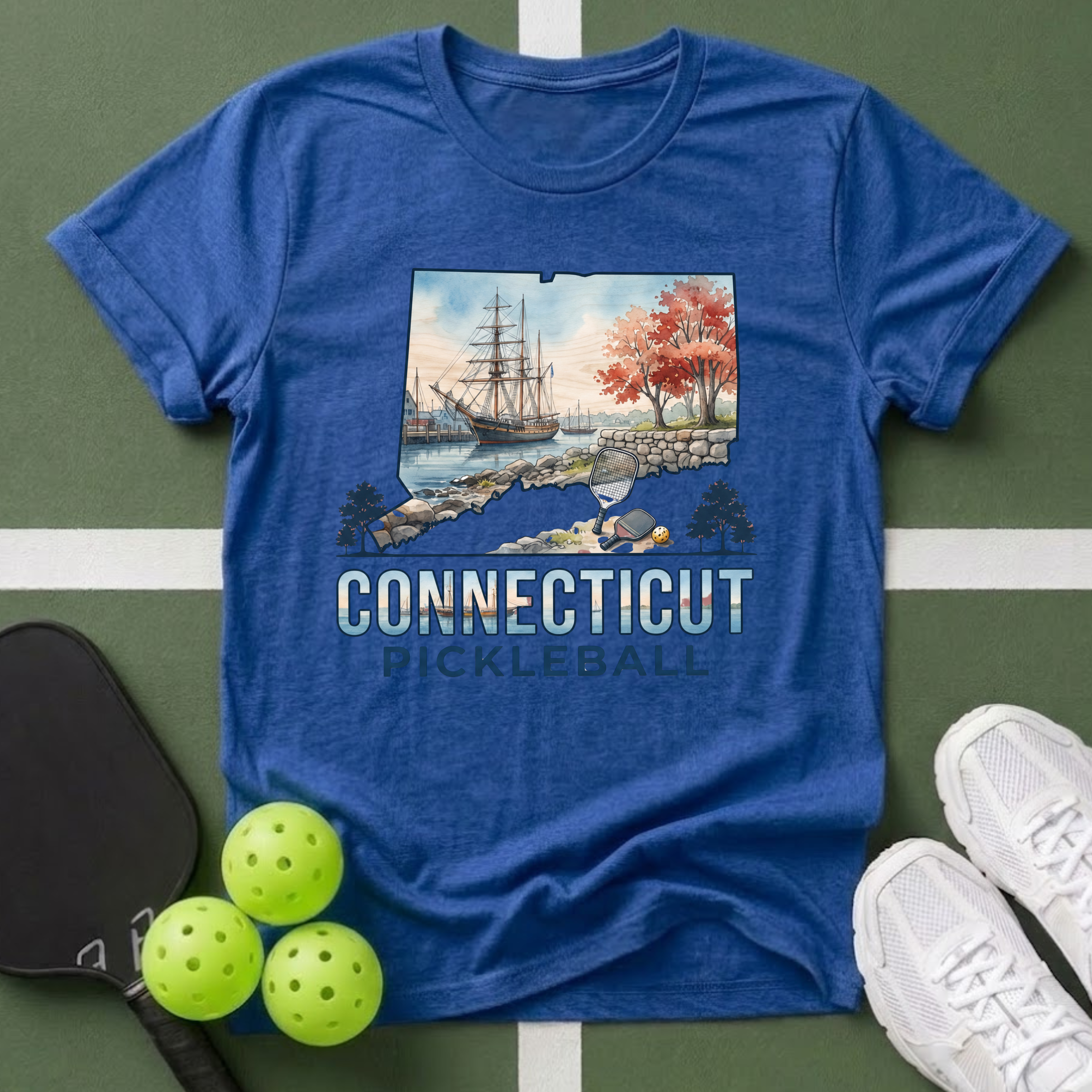 State- Connecticut Pickleball T-Shirt