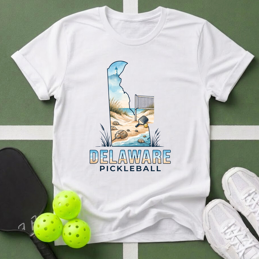 State- Delaware Pickleball T‑Shirt