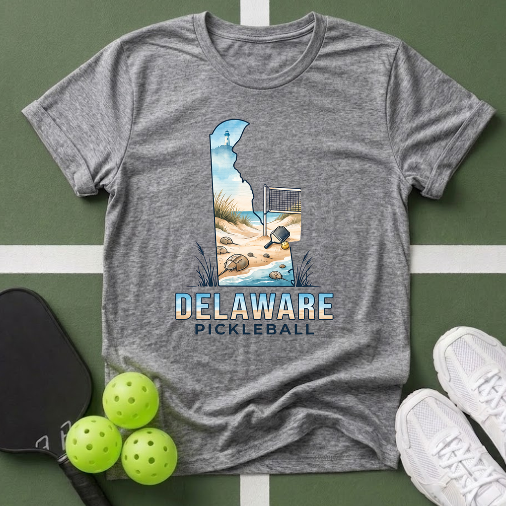 State- Delaware Pickleball T‑Shirt