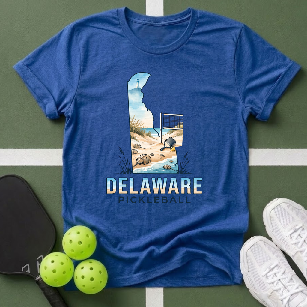 State- Delaware Pickleball T‑Shirt