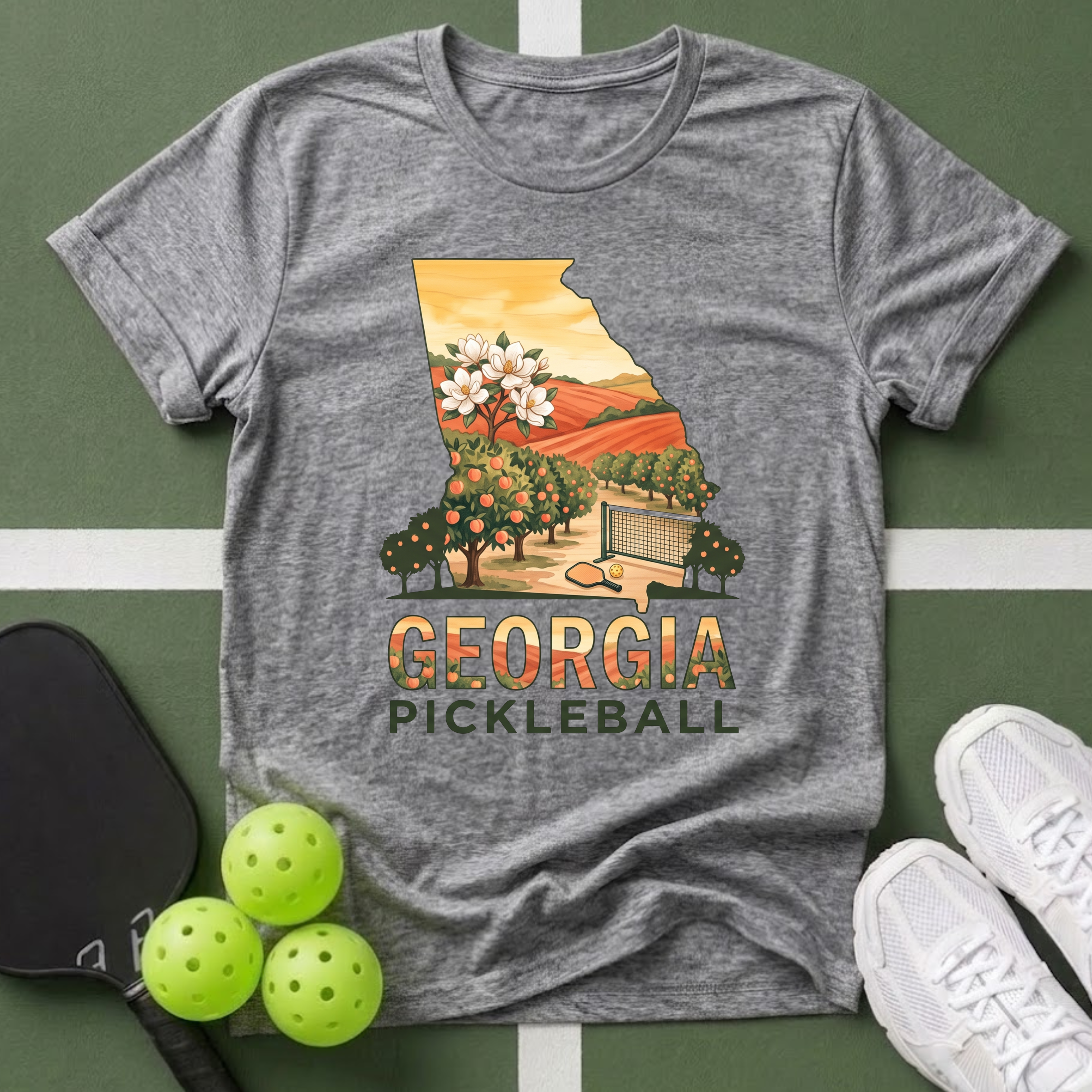 State- Georgia Pickleball T-Shirt