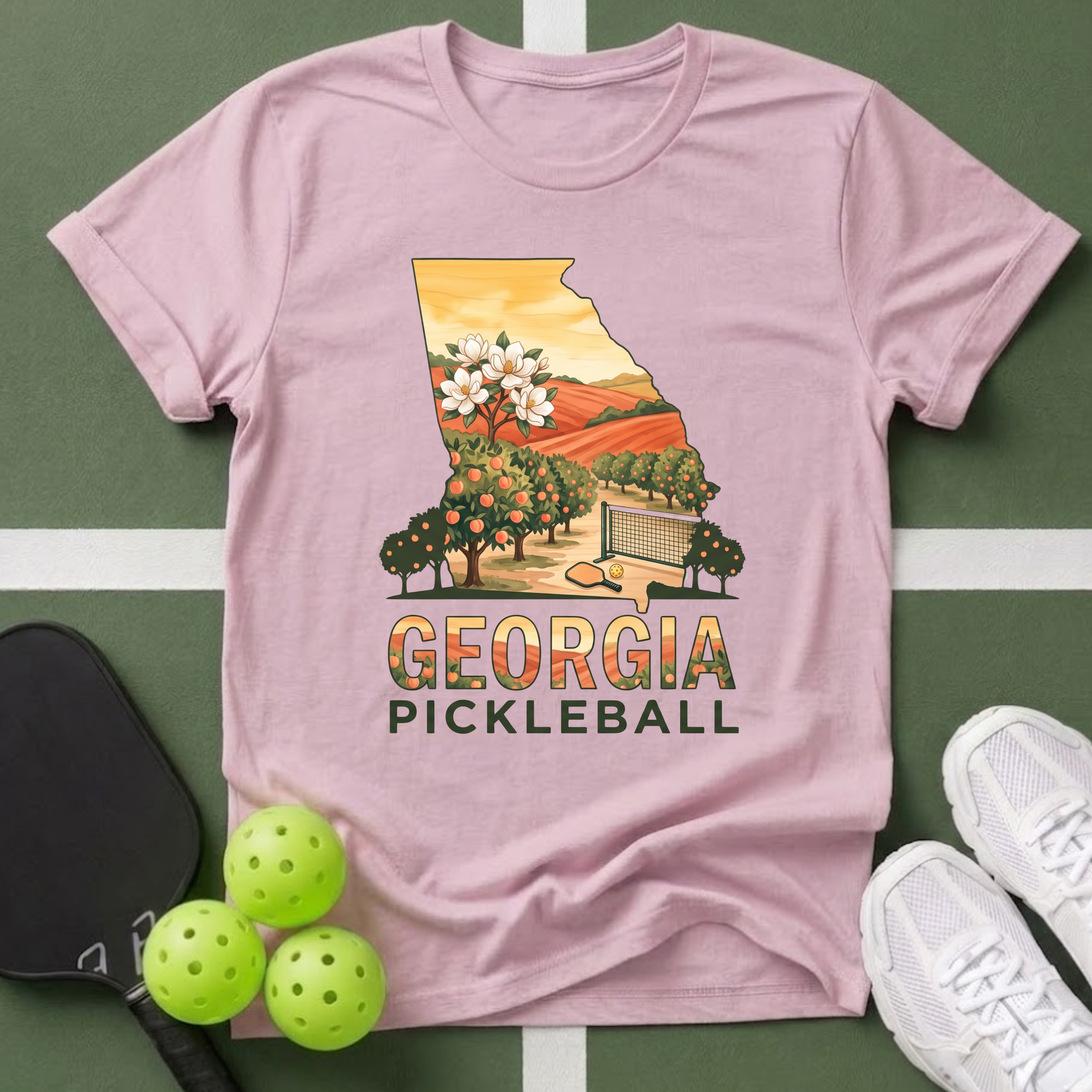 State- Georgia Pickleball T-Shirt