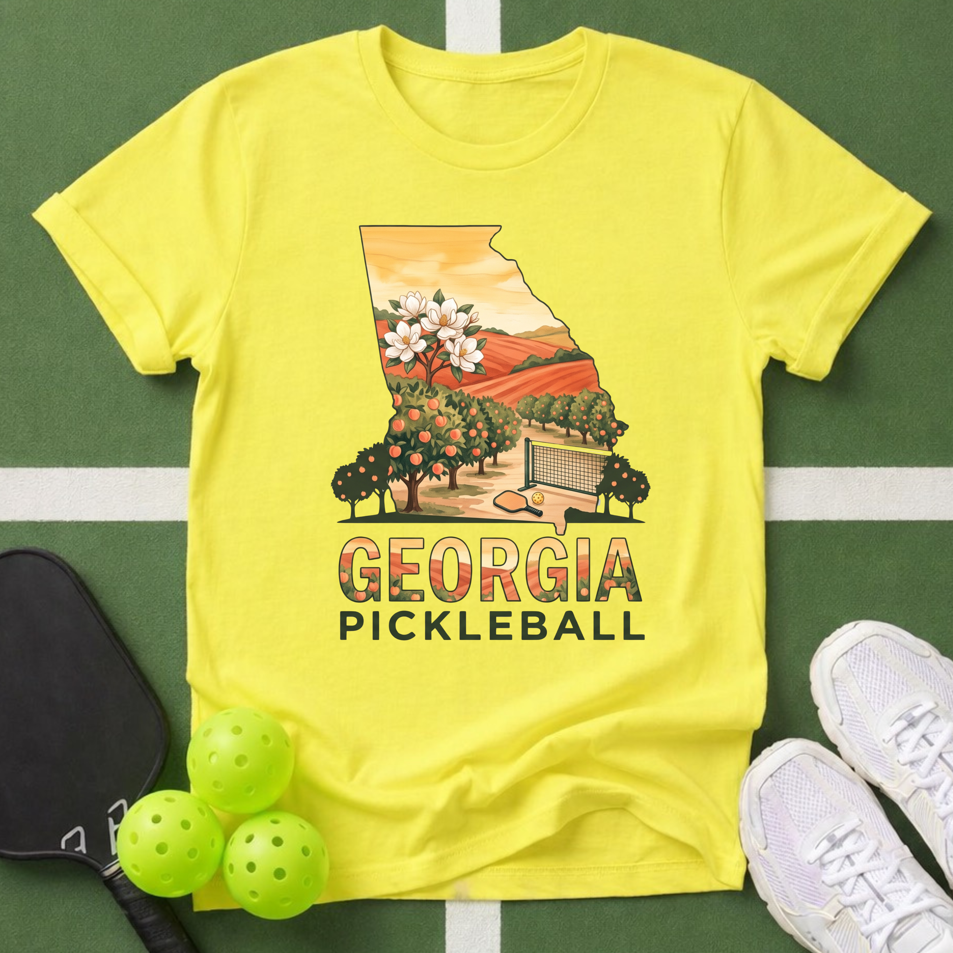 State- Georgia Pickleball T-Shirt