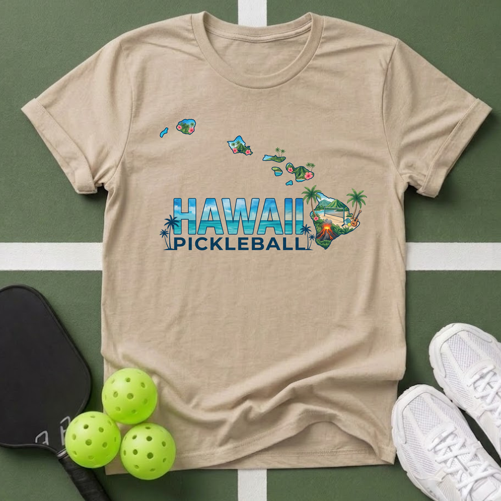 State- Hawaii Pickleball T-Shirt
