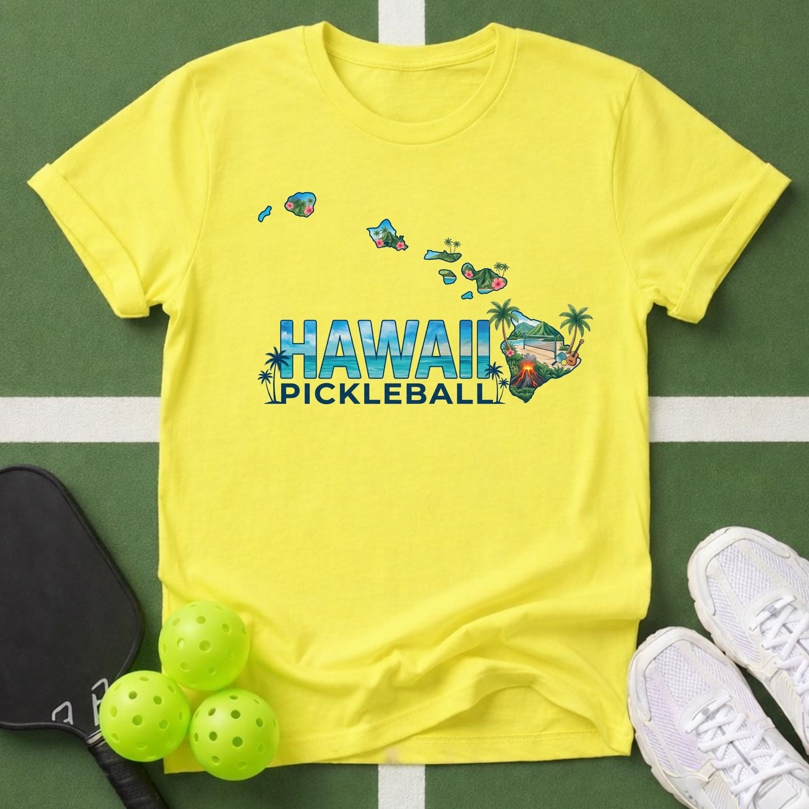 State- Hawaii Pickleball T-Shirt