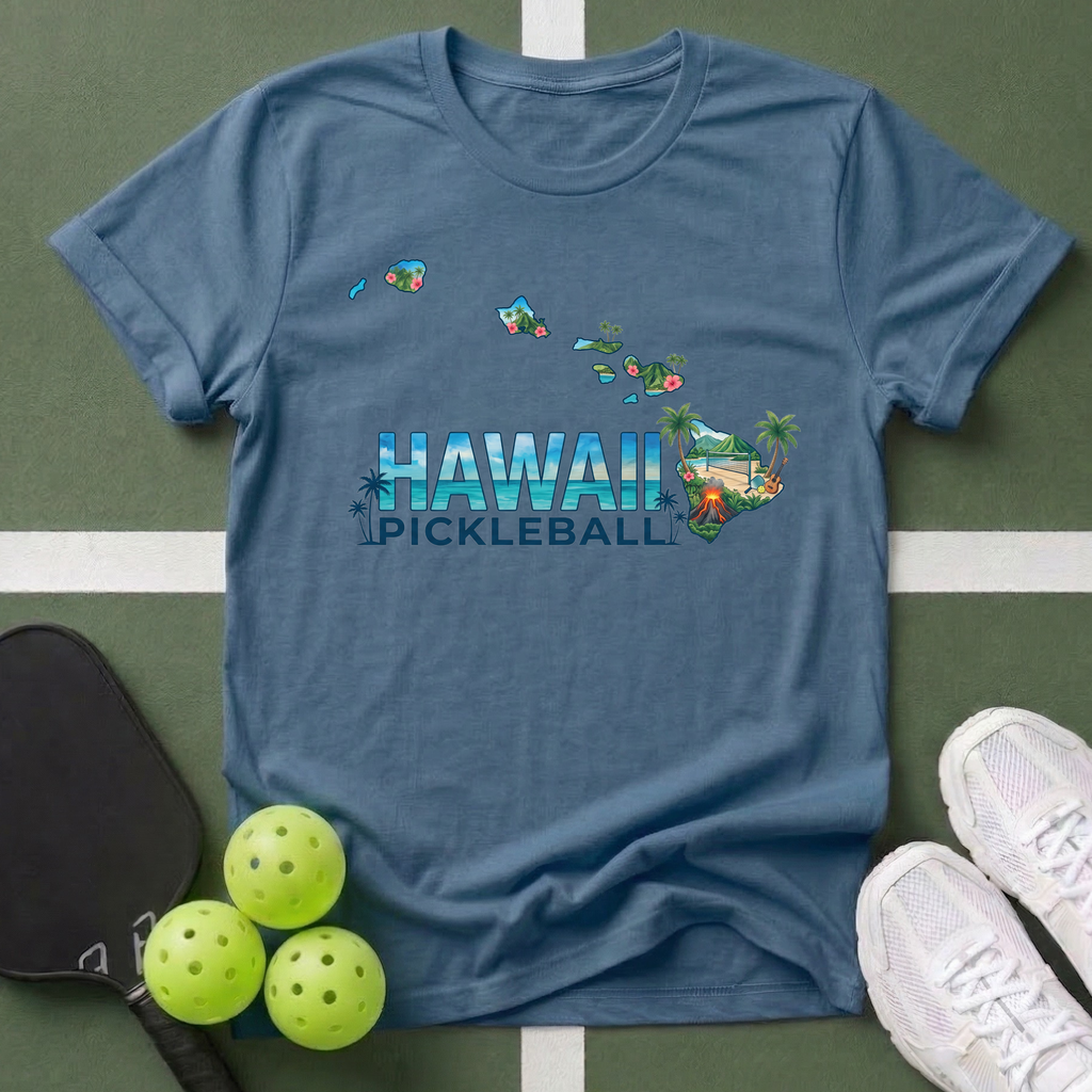 State- Hawaii Pickleball T-Shirt