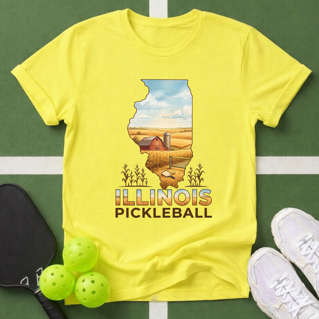 State- Illinois PickleballT‑Shirt