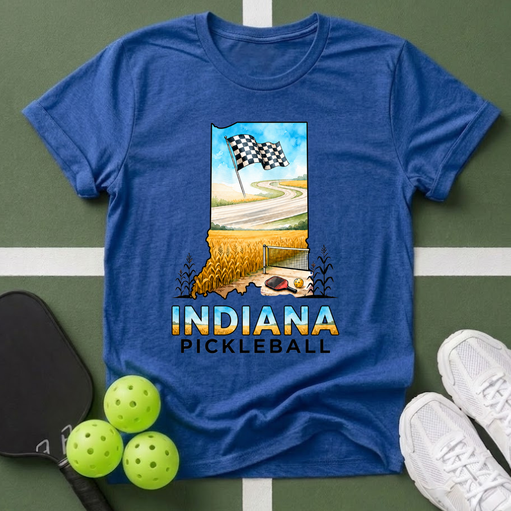 State- Indiana Pickleball T-Shirt