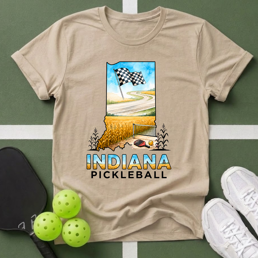 State- Indiana Pickleball T-Shirt