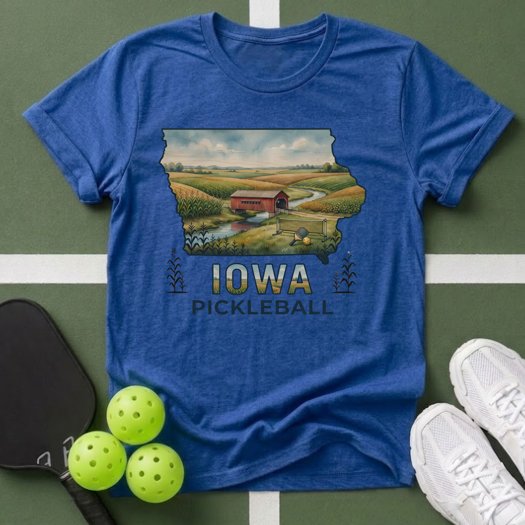 State- Iowa Pickleball T‑Shirt