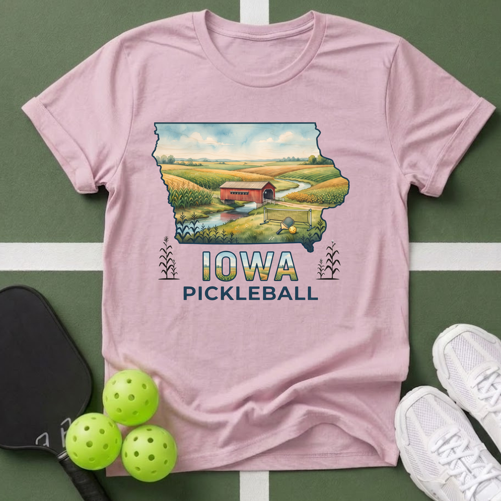 State- Iowa Pickleball T‑Shirt
