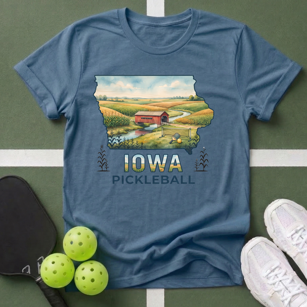 State- Iowa Pickleball T‑Shirt