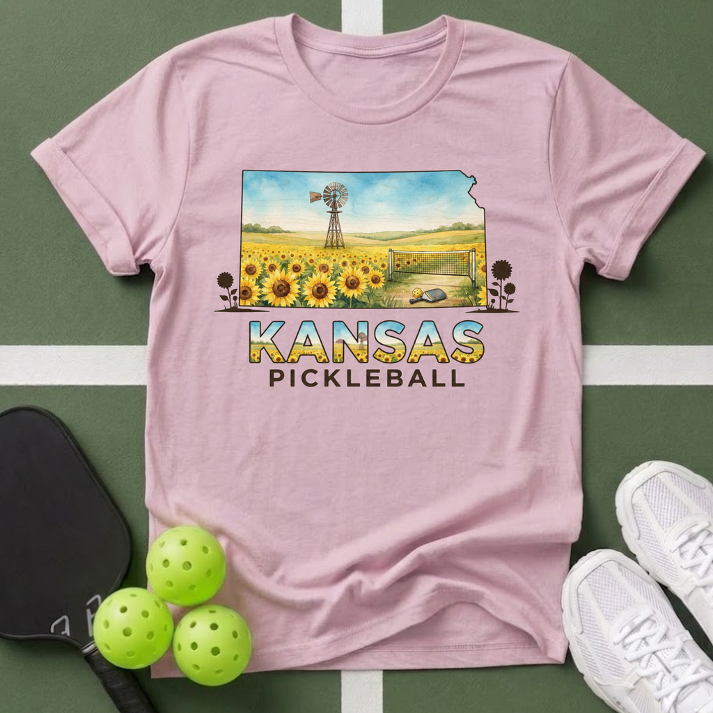 State- Kansas Pickleball T‑Shirt