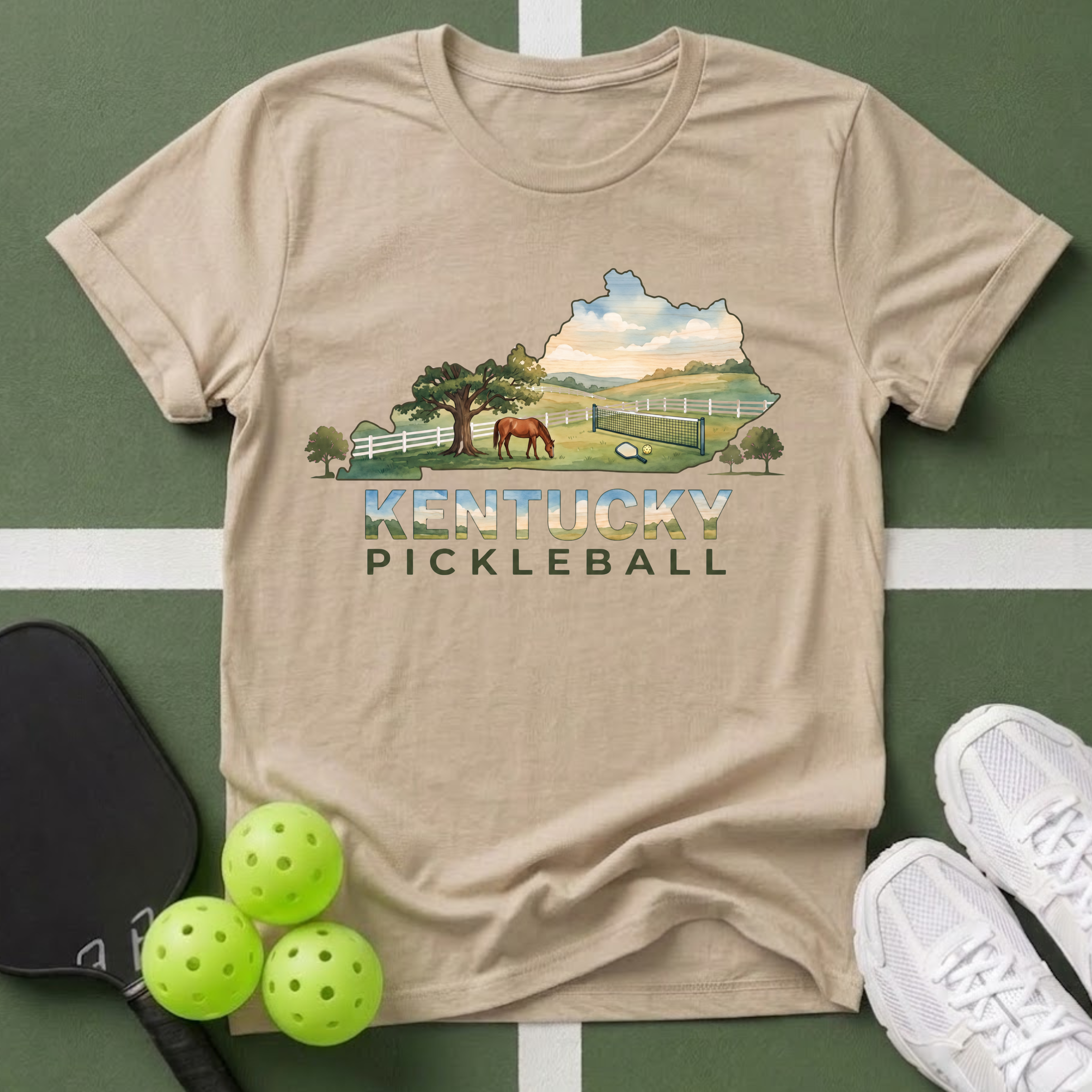 State- Kentucky Pickleball T-Shirt