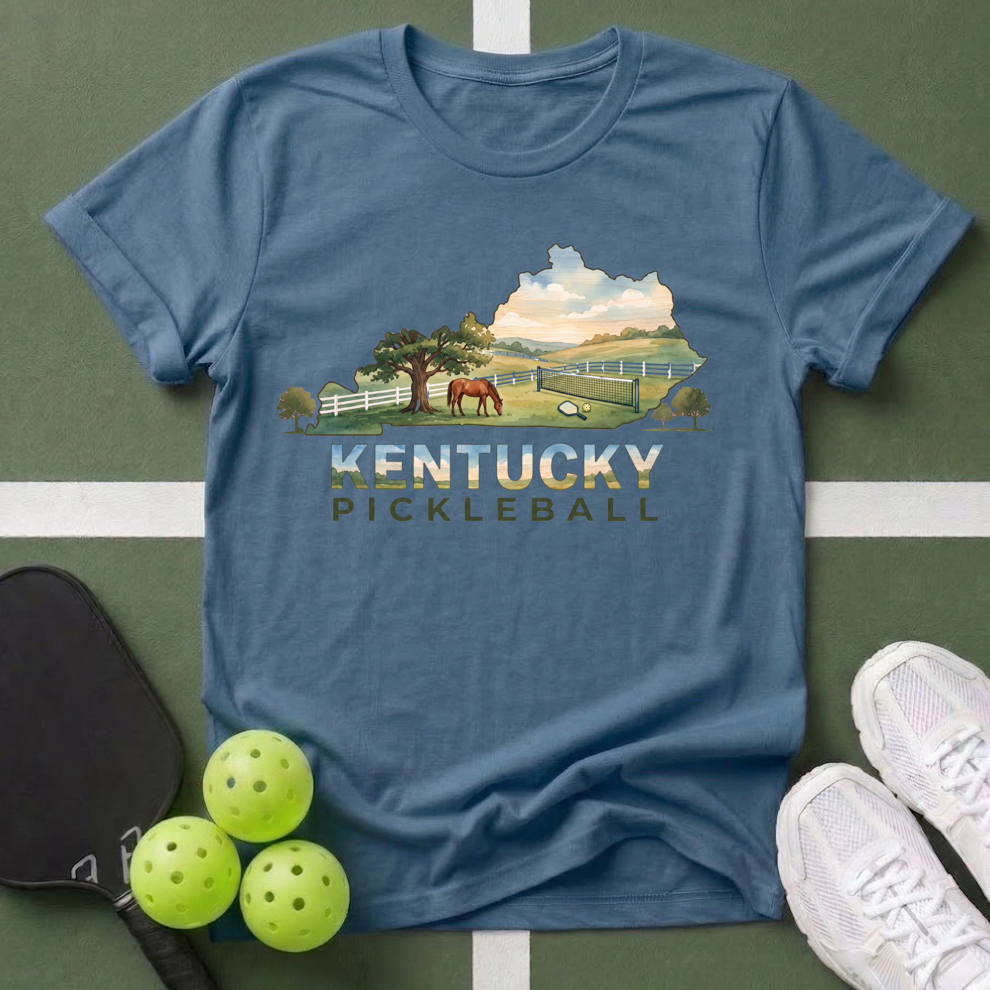 State- Kentucky Pickleball T-Shirt