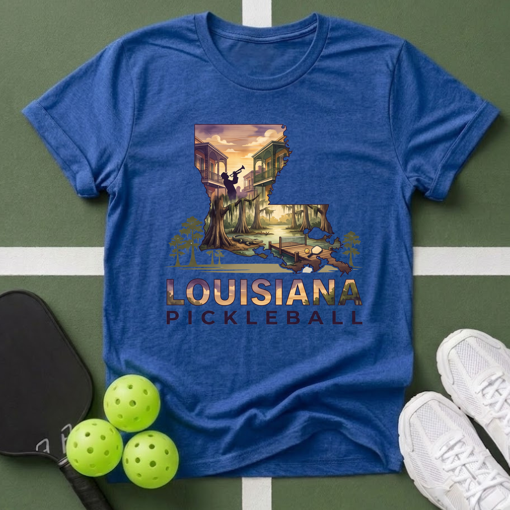 State- Louisiana Pickleball T-Shirt