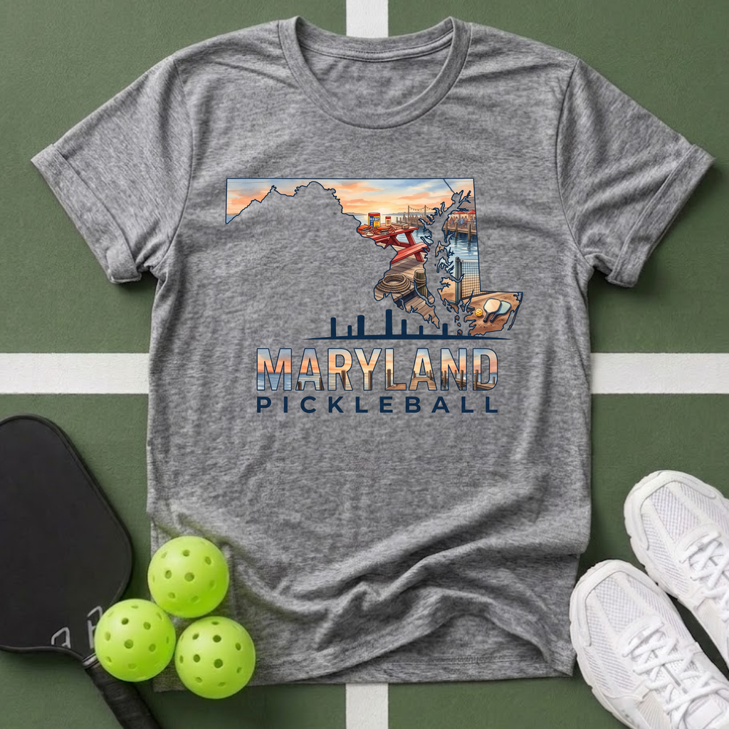 State- Maryland Pickleball T-Shirt