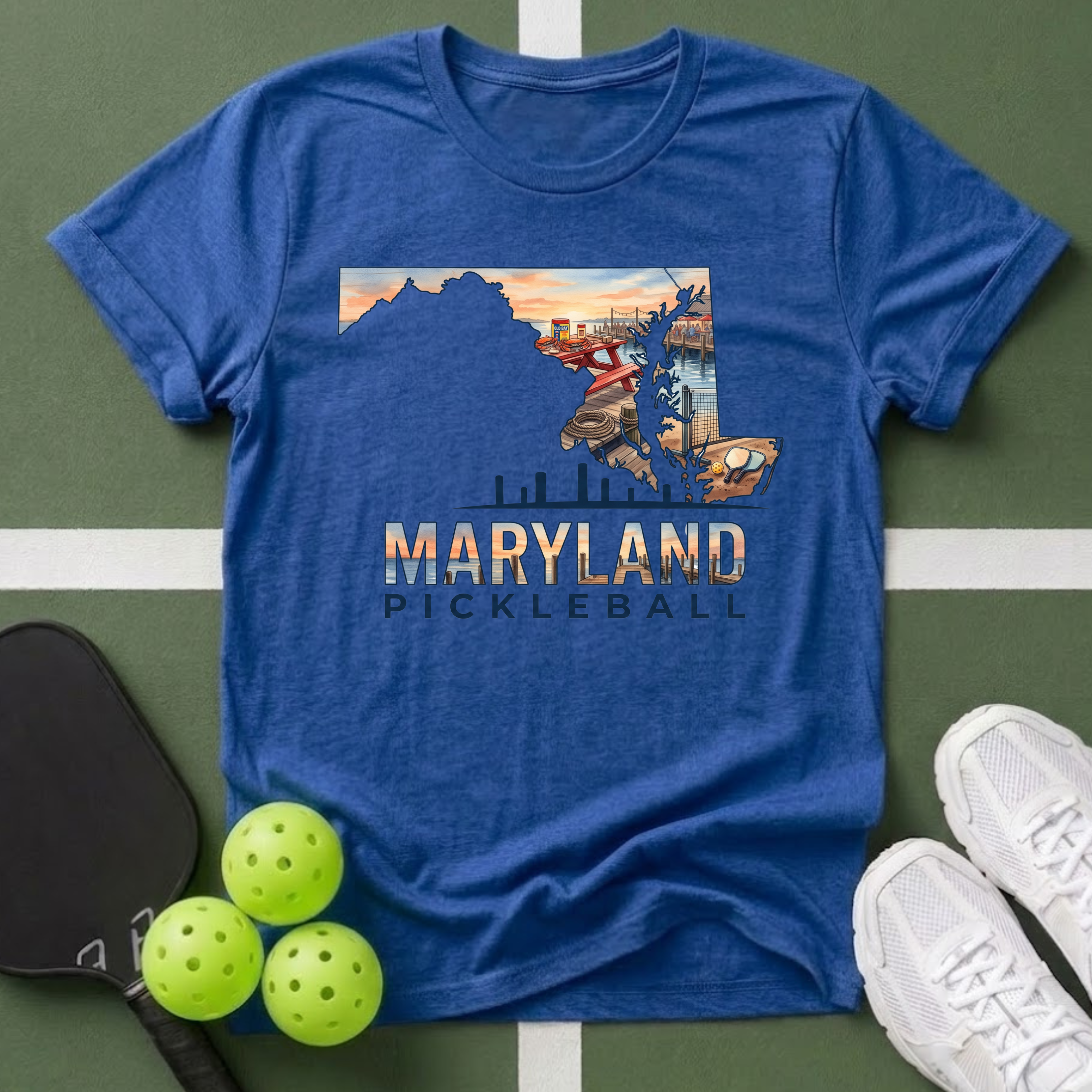State- Maryland Pickleball T-Shirt